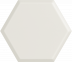 Плитка Ceramika Paradyz Woodskin Bianco Heksagon Struktura A (19,8х17,1)